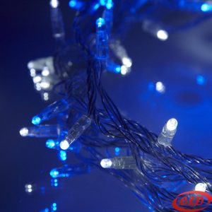 Lampice; LED; Mravi/Girlanda; Na siliku; Bijela i Plava