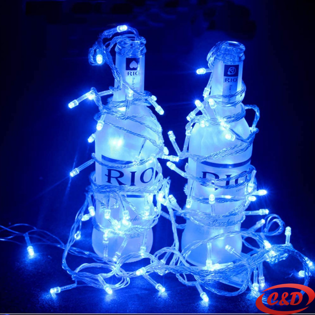 Lampice; LED; Mravi; 10 m; Plava - Slika 3