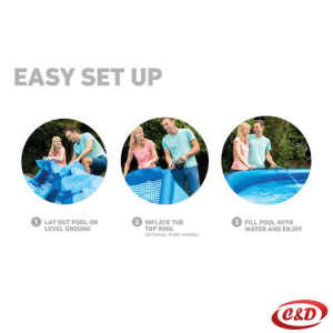 INTEX Bazen; Easy Set; 305 x 61 cm + PUMPA