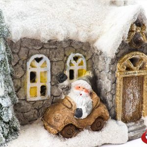 Novogodišnja keramička figura