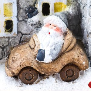Novogodišnja keramička figura