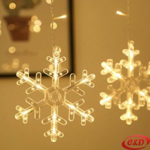 Lampice; LED; Ledenice; Pahulje; Toplo Bijela