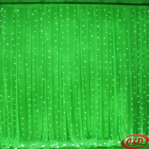 LED zavjesa zelena 3x1,5 m sa 240 LED lampica