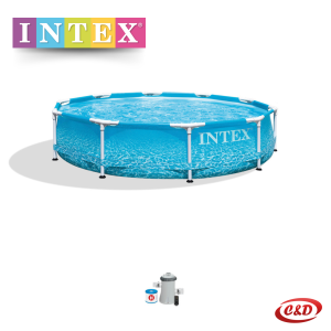 INTEX Bazen; Metalna konstrukcija; 305 x 76 cm + PUMPA