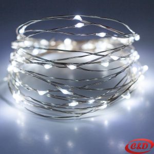 LED MRAVI lampice na baterije 2 m sa 20 LED bijelih lampica