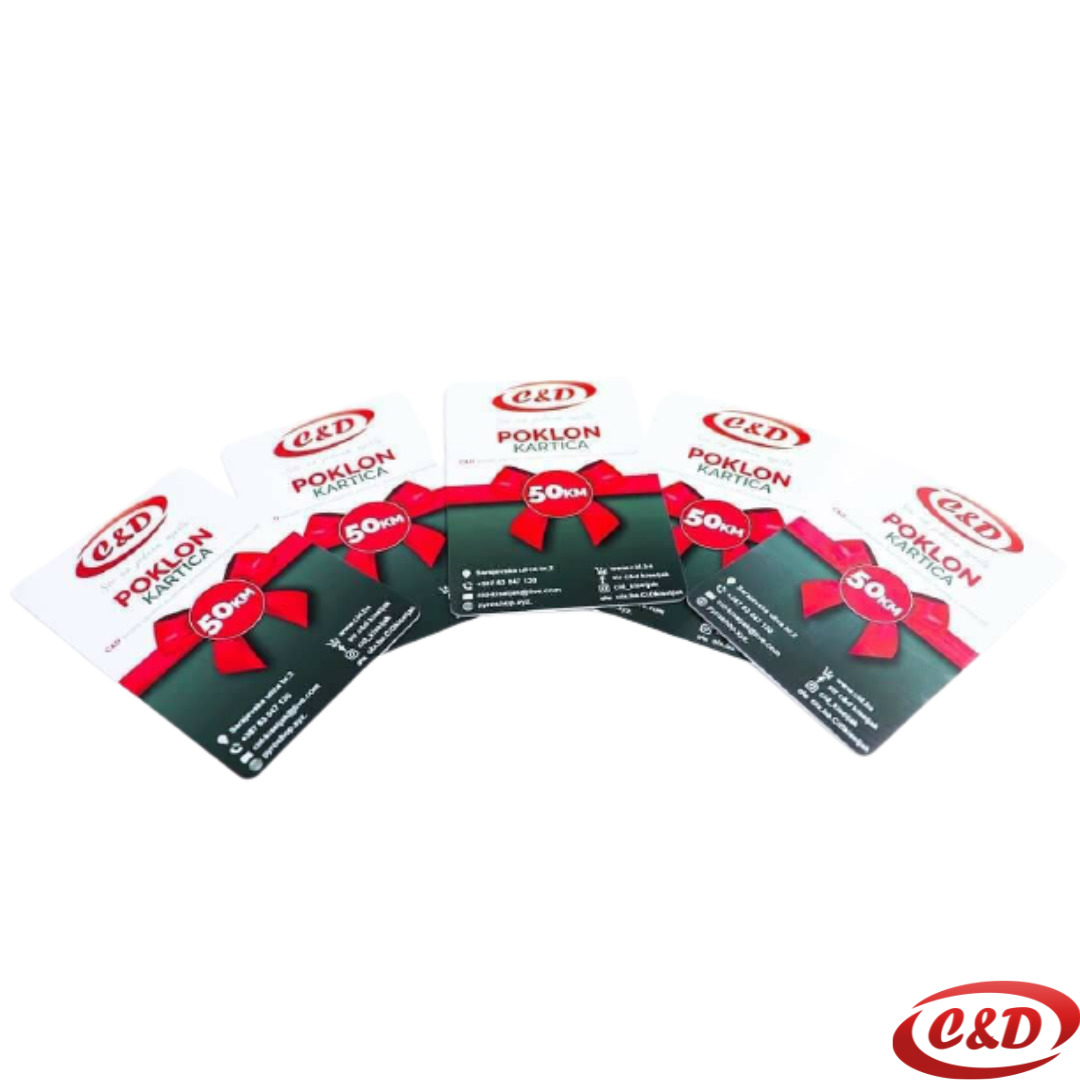 C&D poklon kartica