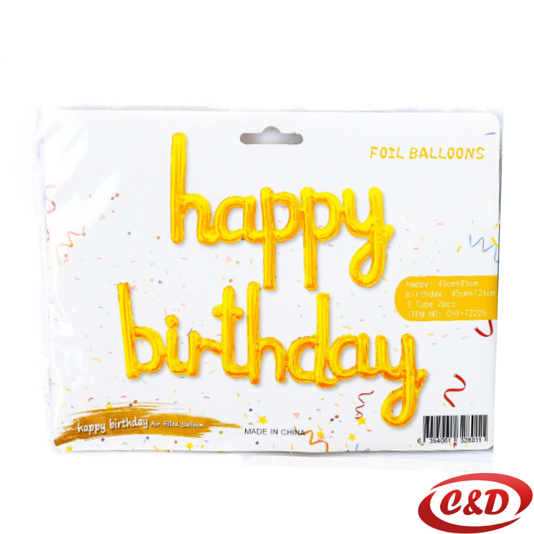 Balon set; Happy Birthday