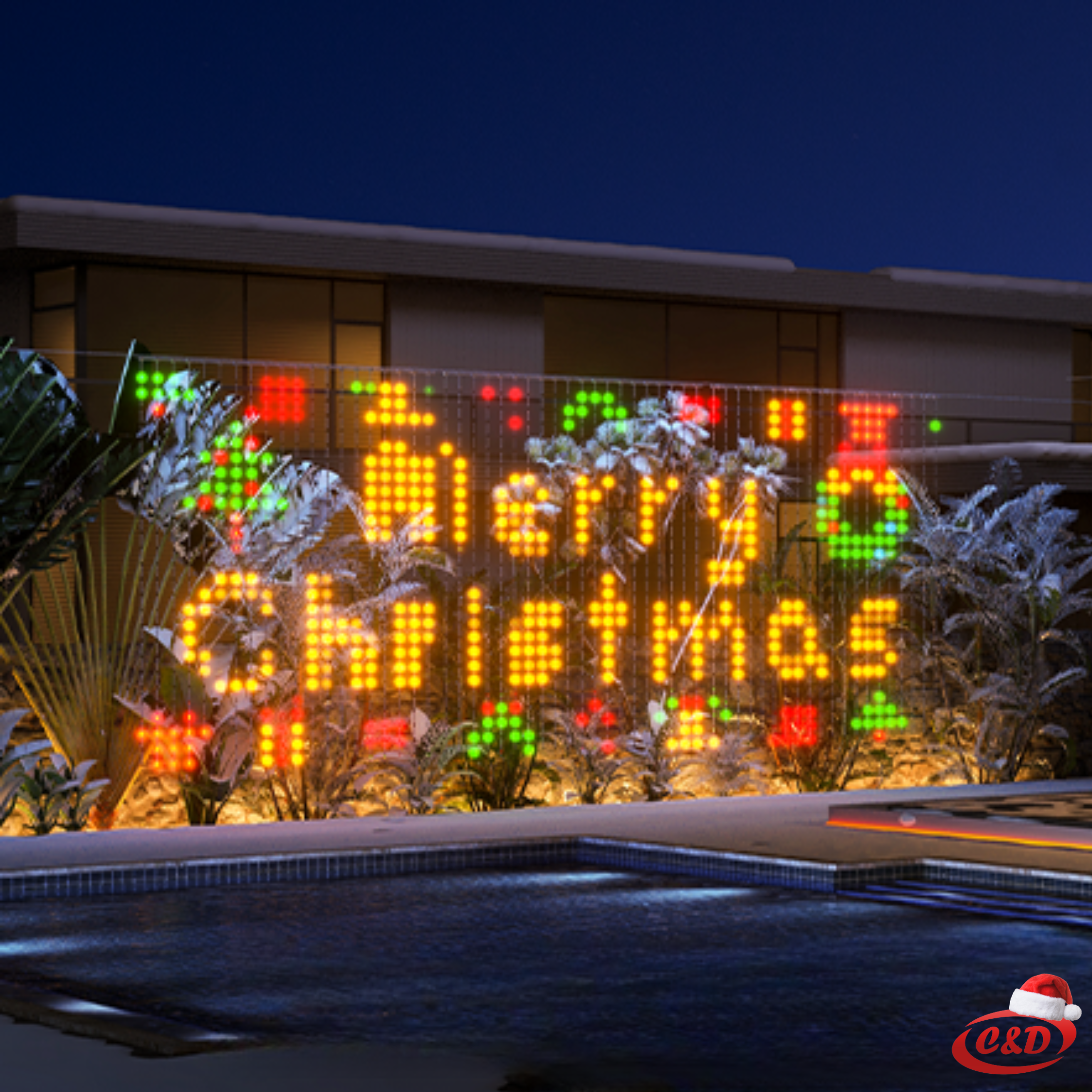 Lampice RGB; ZAVJESA/LEDENICE; 1,5 x 2 m - Slika 5