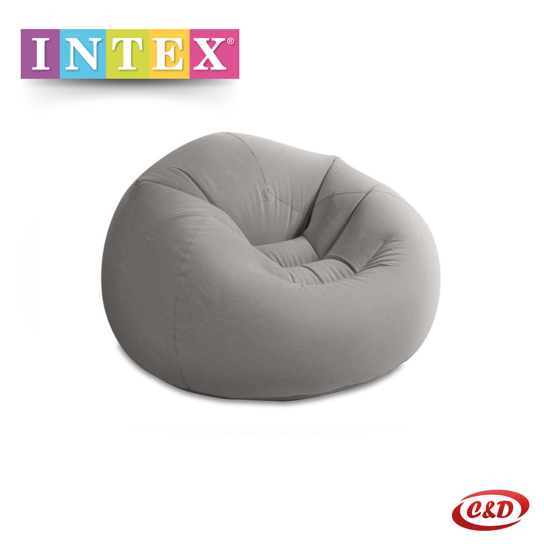INTEX Zračna fotelja; 114 x 114 x 71 cm - Slika 2