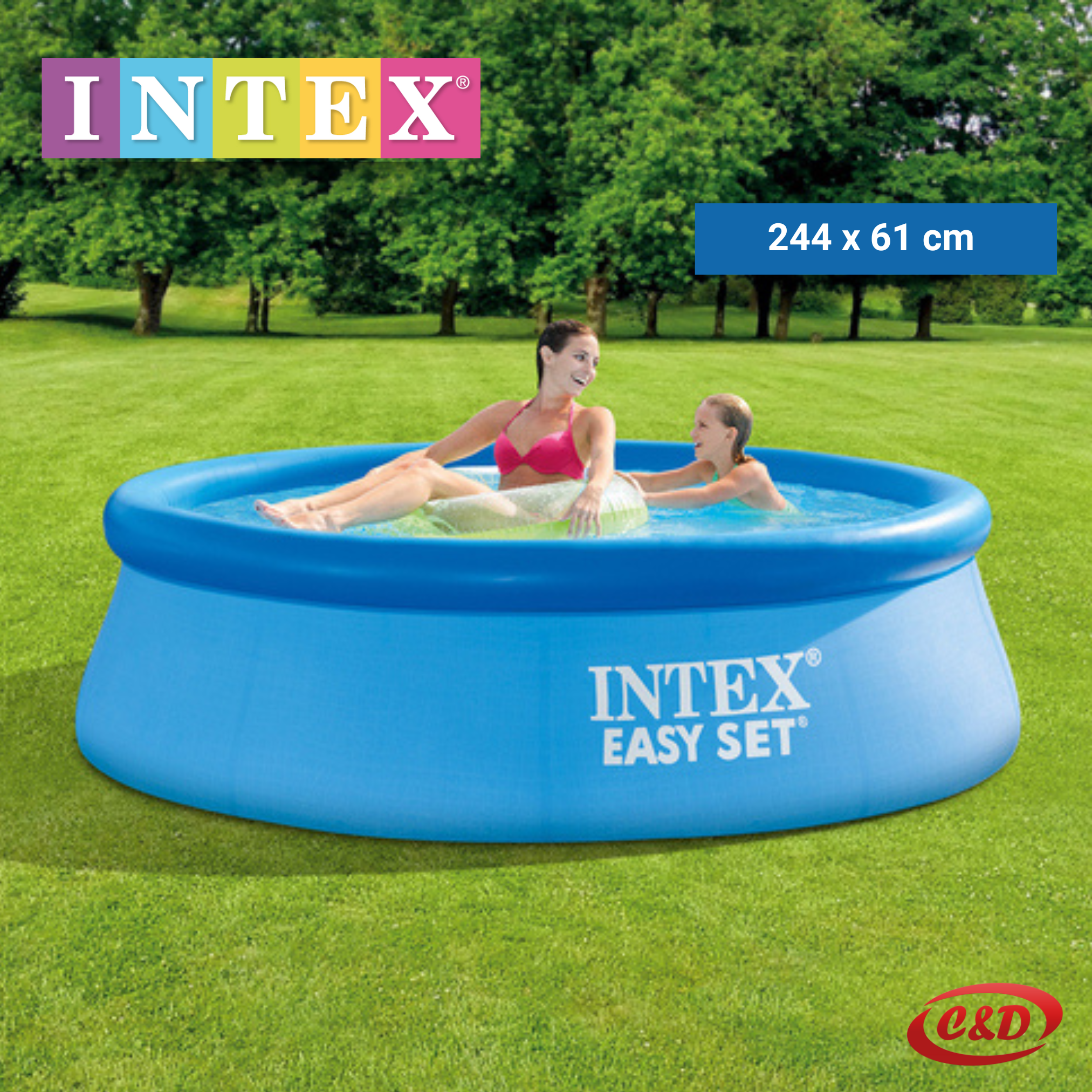 INTEX Bazen; Easy Set; 244 x 61 cm - Slika 2