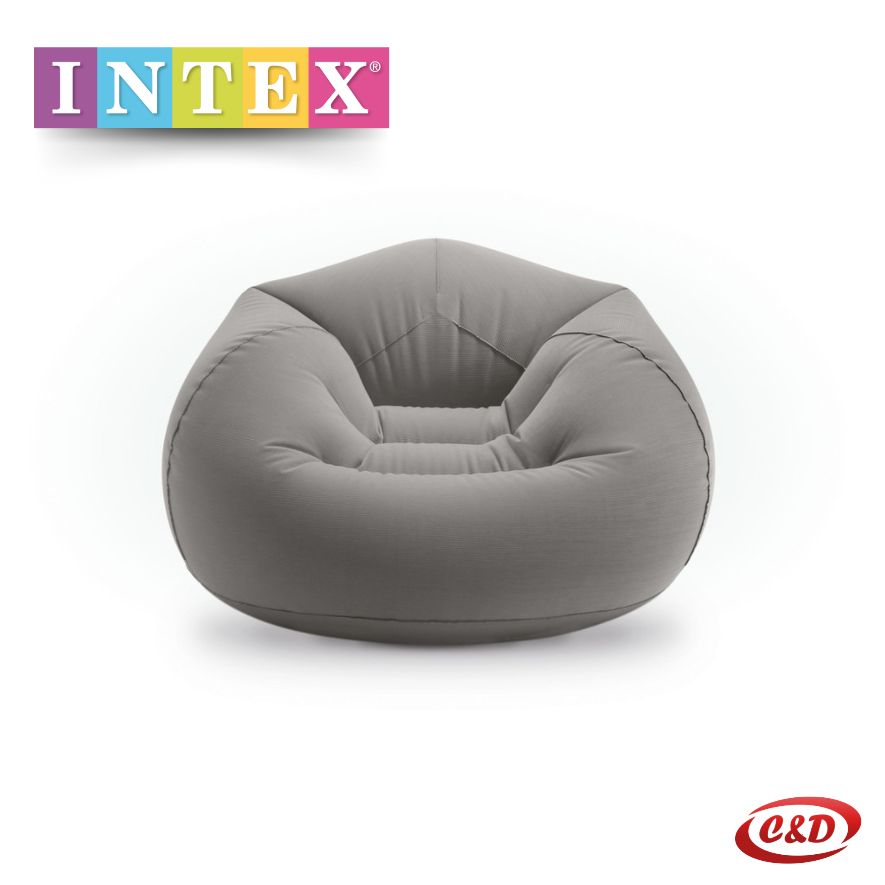 INTEX Zračna fotelja; 114 x 114 x 71 cm - Slika 4