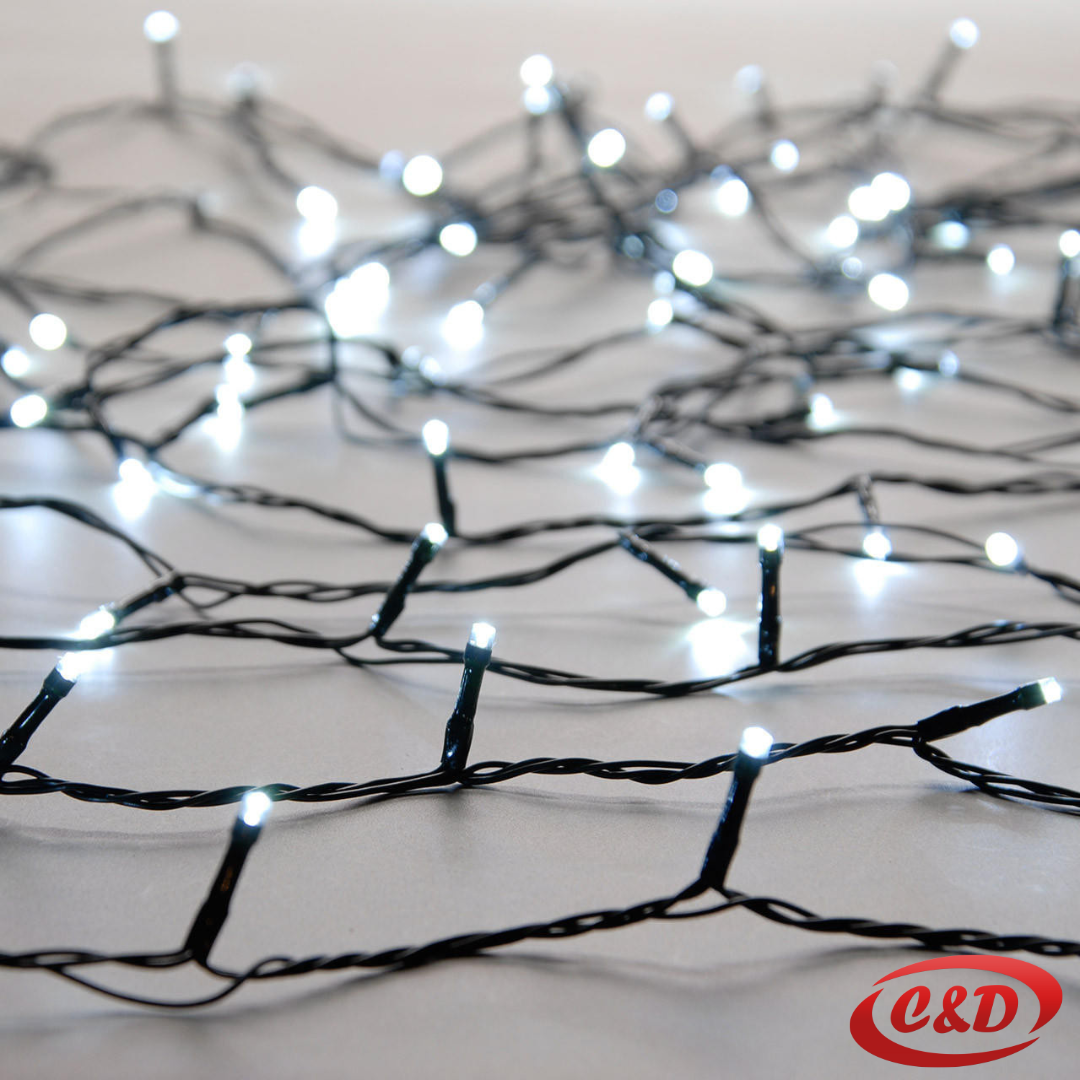 LED lampice Mravi 20 m bijelo svjetlo