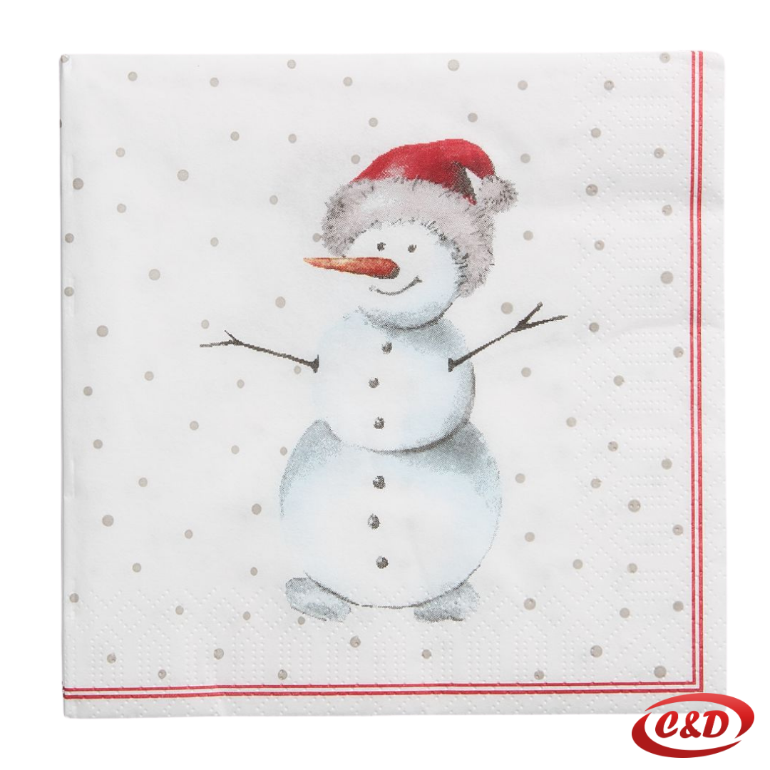 Novogodišnje salvete; AKVAMARIN