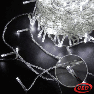 Lampice; LED; Mravi; 50 m; Bijela
