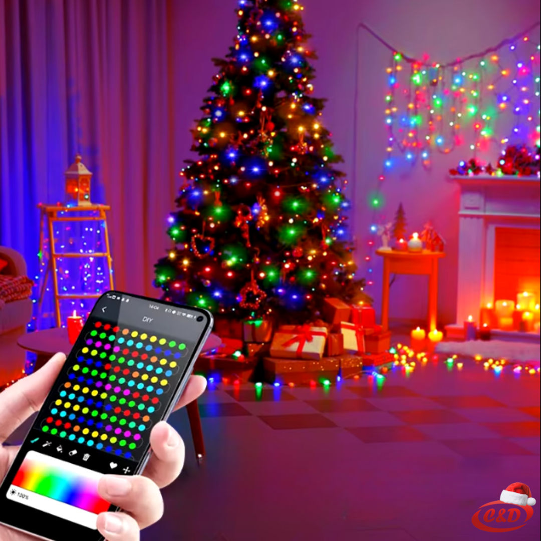 Lampice; LED; Mravi; 10 m; RGB - Slika 5