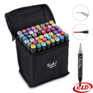 Set dupli markeri; 48/1