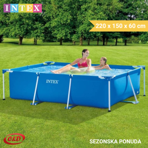INTEX Rectangular Frame; 220 x 150 x 60 cm