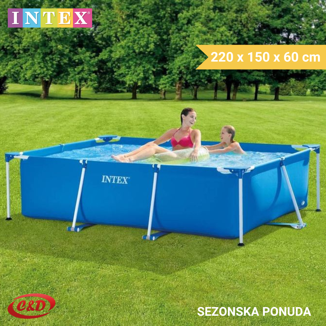INTEX Rectangular Frame; 220 x 150 x 60 cm