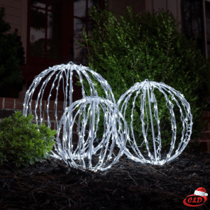 Kugla; LED; 50 cm; Bijela