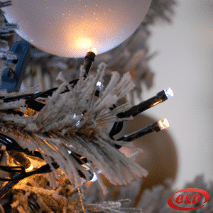 Lampice; LED; Mravi; Flash; 50 m; Toplo Bijela