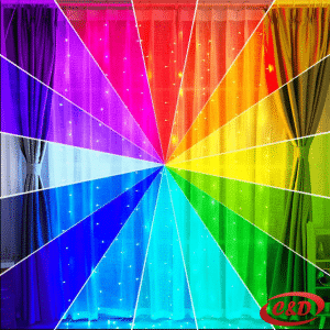 Lampice; LED; Zavjesa/Ledenice; 3 x 2 m; RGB