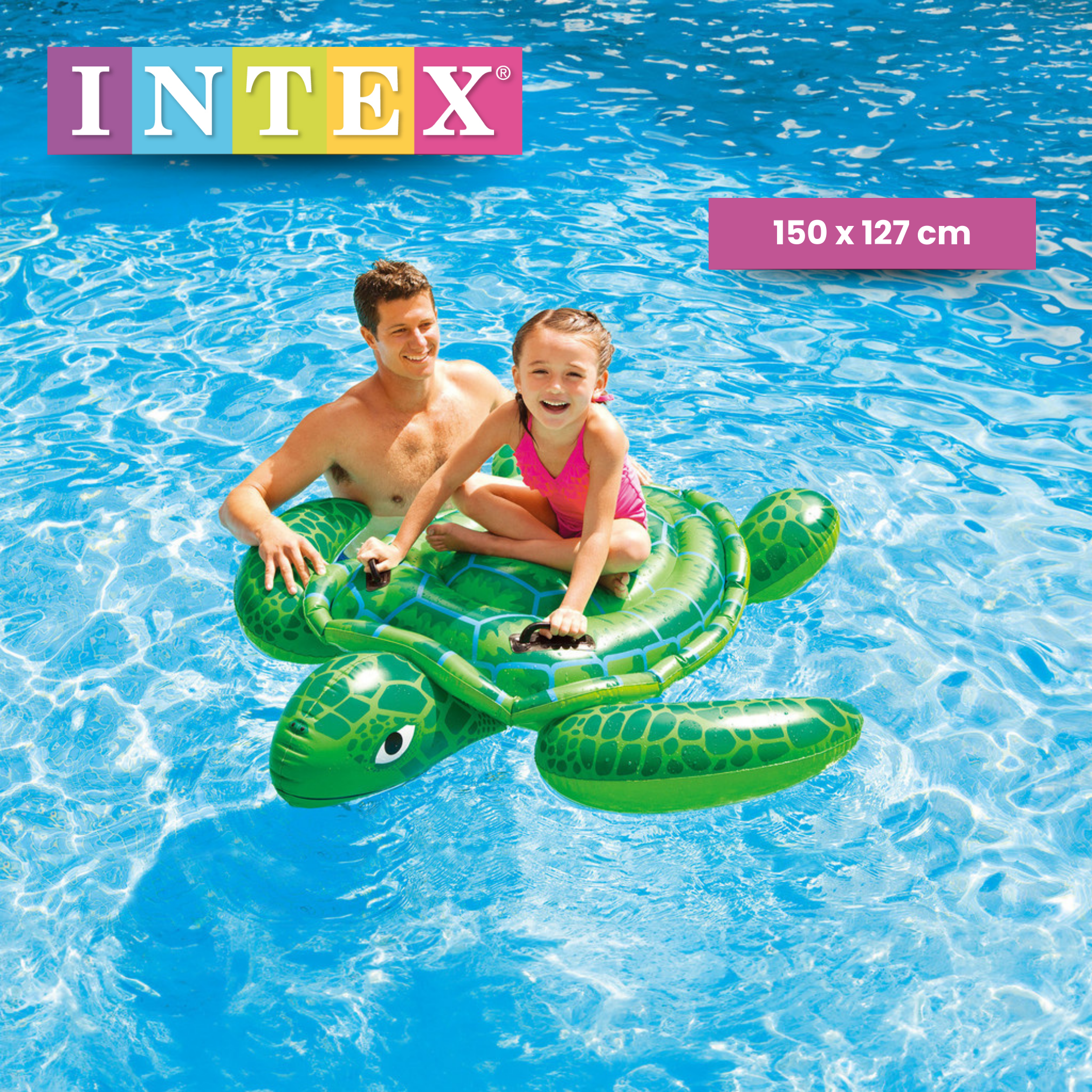 INTEX Kornjača; 150 x 127 cm