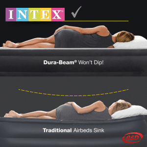 INTEX; Zračni madrac Dura-Beam Standardni Twin; 137 x 191 x 25 cm