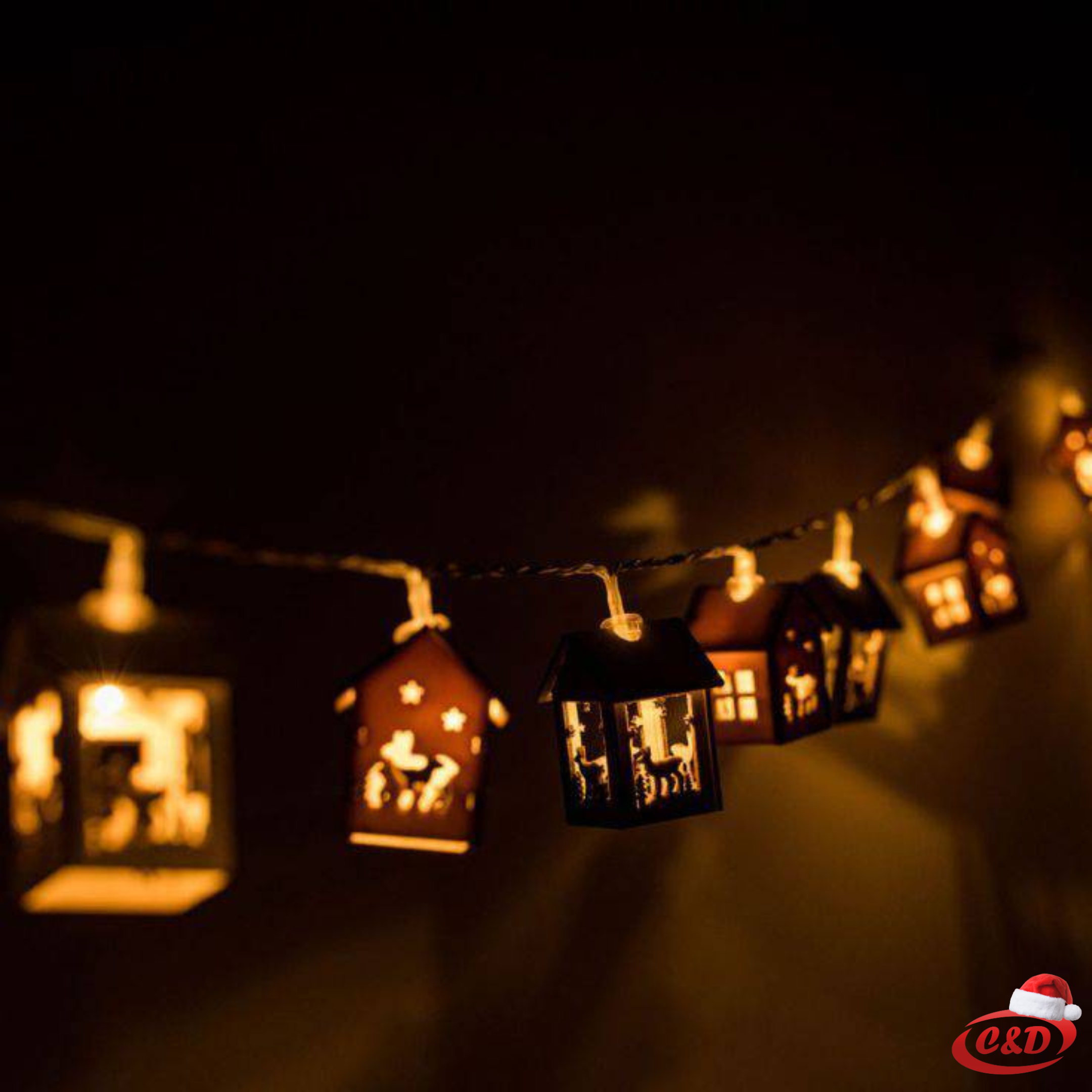 Lampice LED; KUĆICE; 2 m - Slika 3