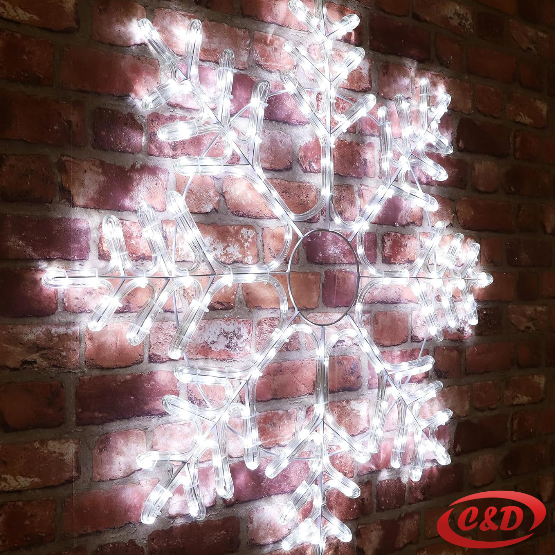 Pahulja; LED; 70 cm; Bijela - Slika 4