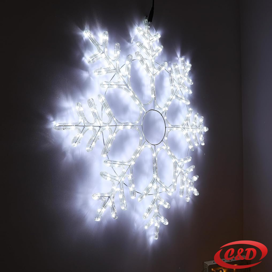 Pahulja; LED; 70 cm; Bijela - Slika 2