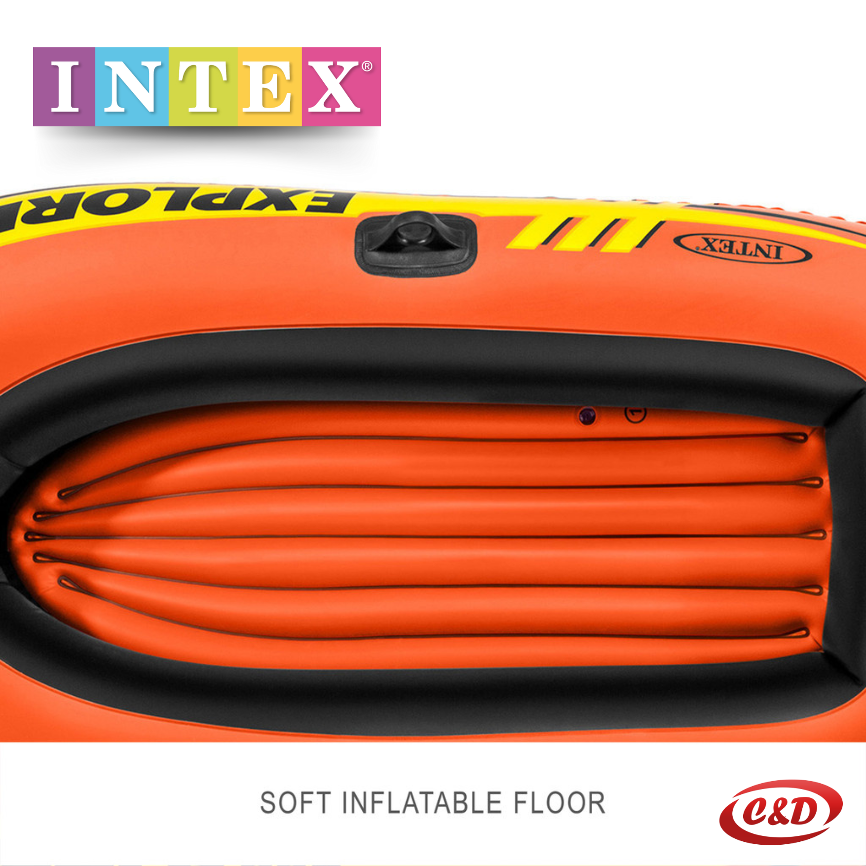 INTEX Čamac; 185 x 94 x 41 cm - Slika 4