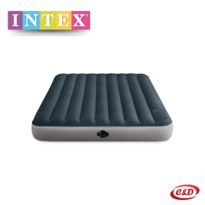 INTEX; Zračni madrac Dura-Beam standardni Queen s ugrađenom baterijskom pumpom