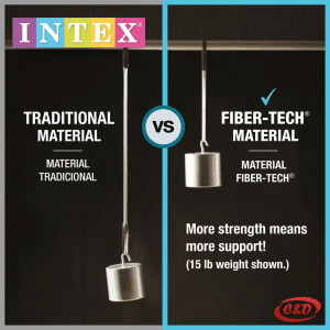 INTEX; Zračni madrac Dura-Beam Standardni Twin; 137 x 191 x 25 cm