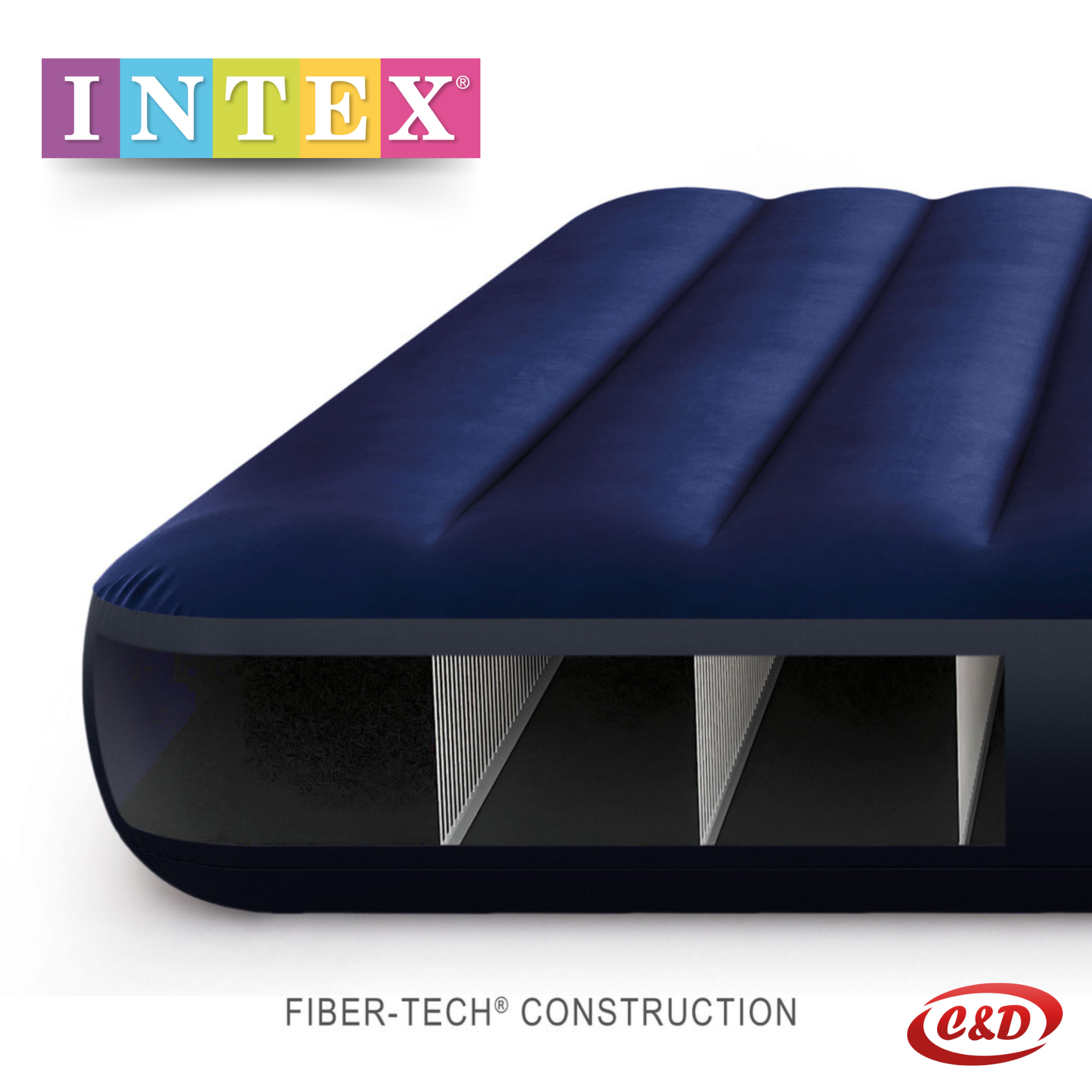 INTEX; Zračni madrac Dura-Beam Standardni Twin; 76 x 191 x 25 cm - Slika 3