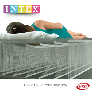 INTEX Zračni madrac; Dura-Beam Standard Prestige s ugrađenom USB električnom pumpom