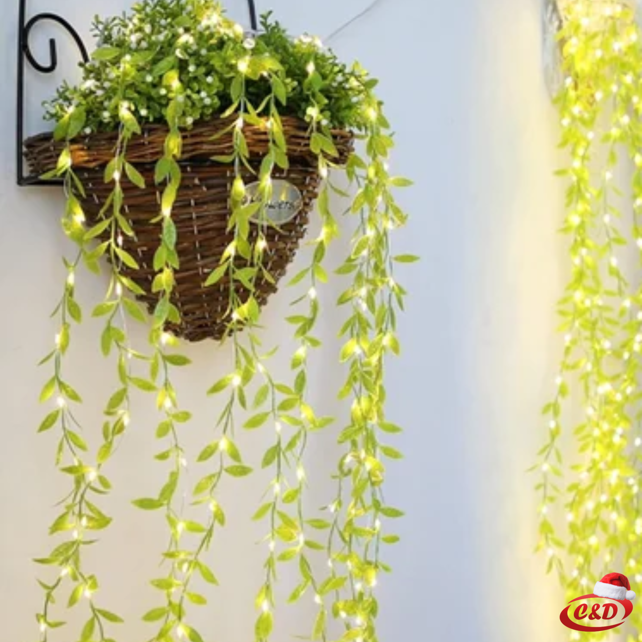 Lampice LED; Zavjesa sa Zelenilom; 3 x 2 m - Slika 3