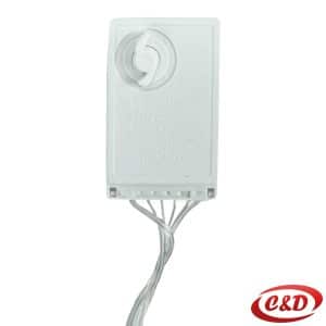 Lampice; LED; Zvijezde; Zavjese/Ledenice; 2.5m; Bijela