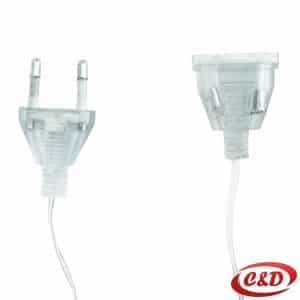 Lampice; LED; Zvijezde; Zavjese/Ledenice; 2.5m; Bijela