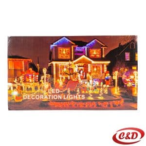 Lampice; LED; Mravi; Flash; 50 m; Bijela