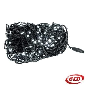 Lampice; LED; Mravi; Flash; 50 m; Bijela