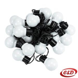 Lampice; LED; Žarulje; 5 m; Toplo Bijela