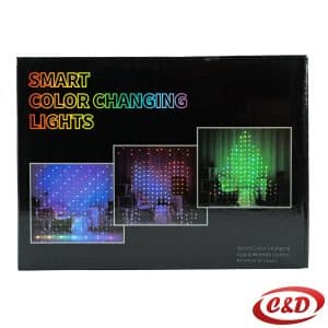 Lampice; LED; Zavjesa/Ledenice; 3 x 2 m; RGB