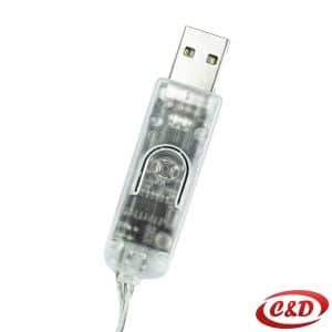 Lampice; LED; Zavjesa/Ledenice; 3 x 2 m; RGB