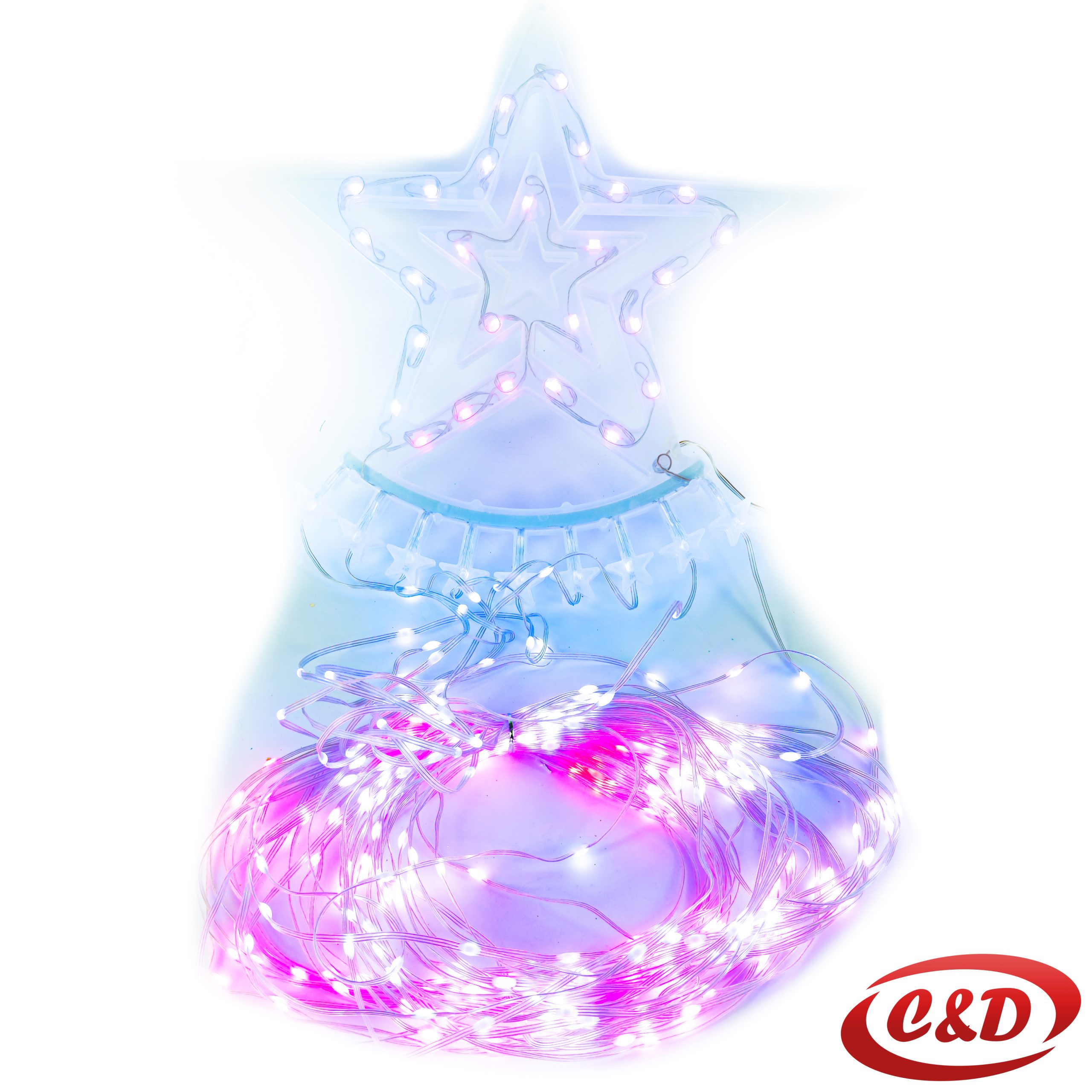 Lampice; LED; Vodopad; RGB - Slika 3