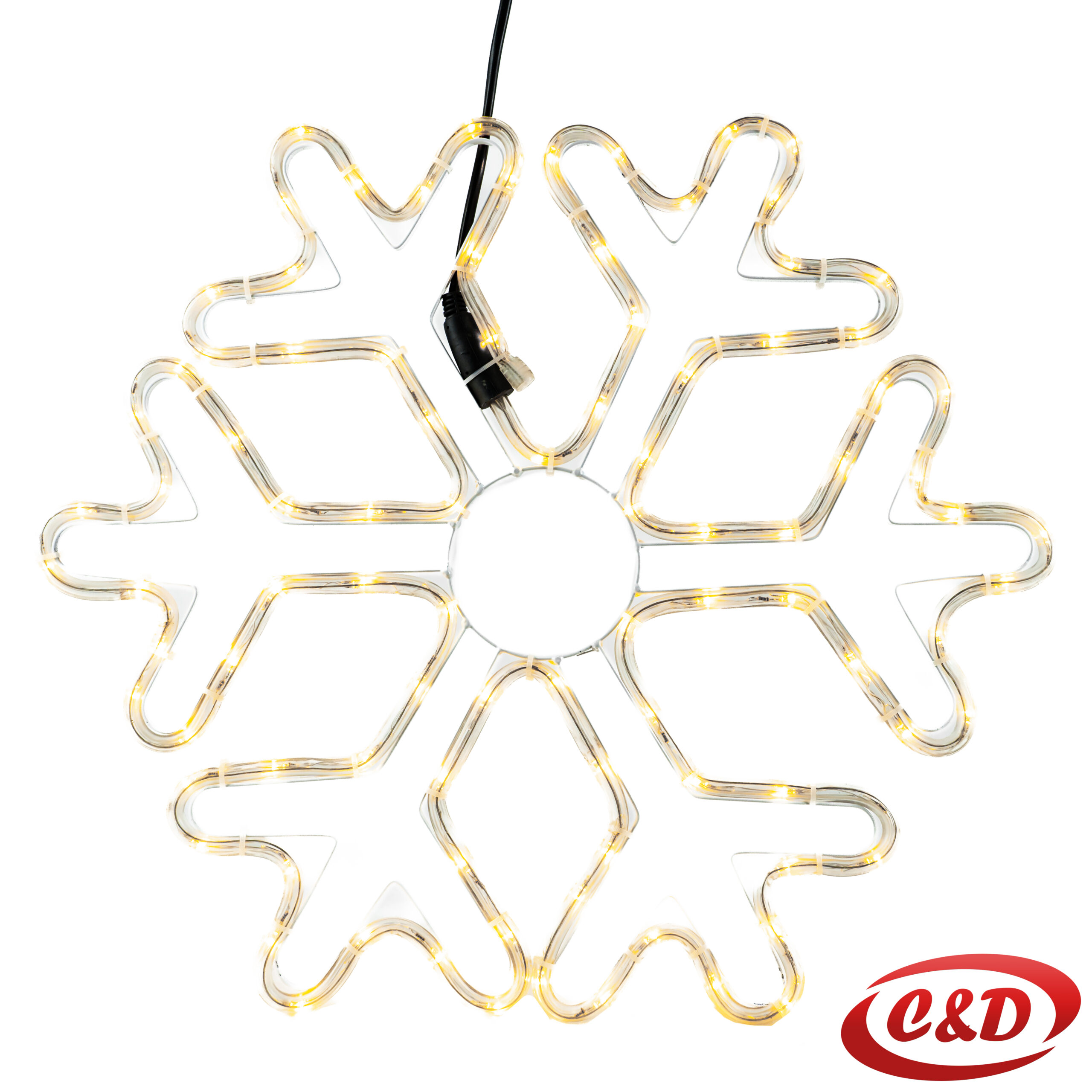 Pahulja; LED; 50 cm; Toplo Bijela - Slika 3