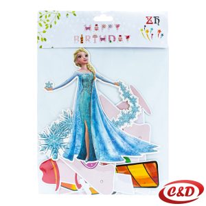 Natpis; Happy Birthday; Frozen