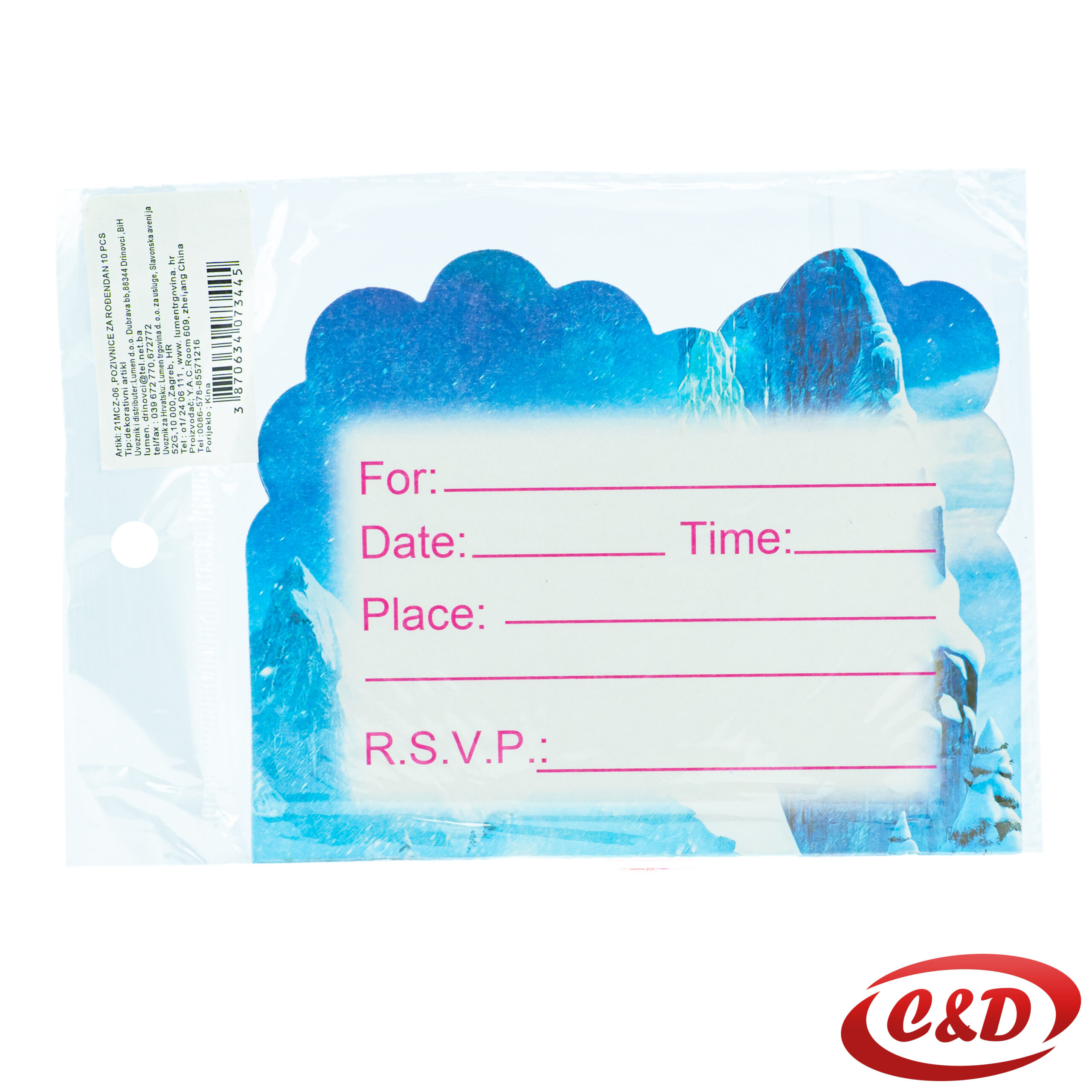 Pozivnice; Frozen - Slika 2