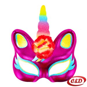 Unicorn maska za lice – maskenbal dodatak