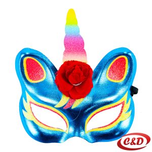Unicorn maska za lice – maskenbal dodatak