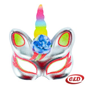 Unicorn maska za lice – maskenbal dodatak